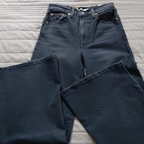 Levi's Ribcage Bell Cut And Dry No Dest Sz 27 Nwt - Picture 3 of 14